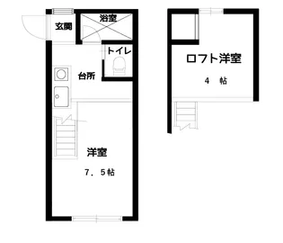 健軍ありえす【2階】の間取り