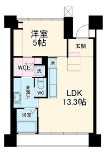 シャリマー西大路【7階】の間取り
