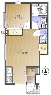 クレインハイツ【1階】の間取り