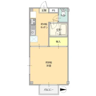 グリーンハイツD【1階】の間取り