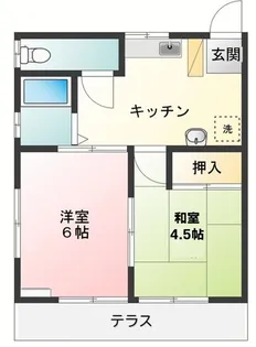 2Kの間取り画像