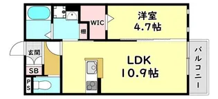 大阪府門真市末広町【アパート】の間取り