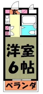 神明マンション【2階】の間取り