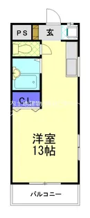 クォーレNAKAHARA【1階】の間取り