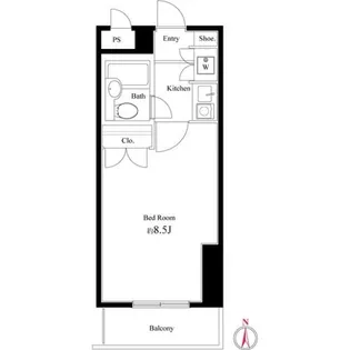 アーバン赤堤【3階】の間取り