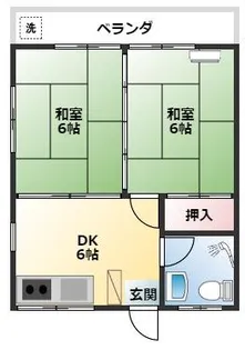 サンメモリアビル【3階】の間取り