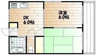 リバーサイドクラタ【1階】の間取り