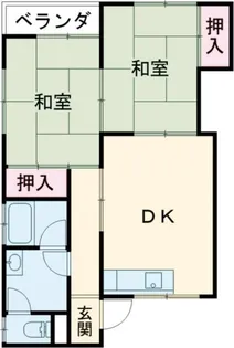 コーポ山谷【2階】の間取り