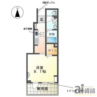 埼玉県朝霞市根岸台6【アパート】の間取り