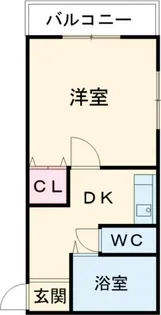 ルーキー東条【3階】の間取り