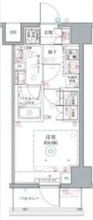 クレヴィスタ阪東橋II【4階】の間取り