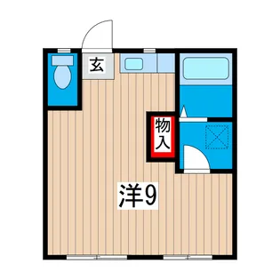 グランイースト磯原【2階】の間取り