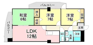 福岡県北九州市門司区高田1【マンション】の間取り