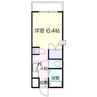 LUXYマンション【2階】の間取り