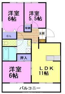 エスポワール今泉【2階】の間取り