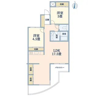 もえぎ野ガーデン【2階】の間取り