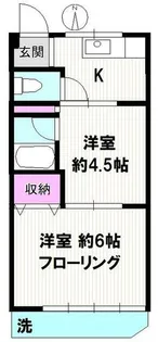 第二奥村荘【1階】の間取り