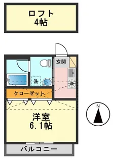 東京都江戸川区篠崎町4【マンション】の間取り