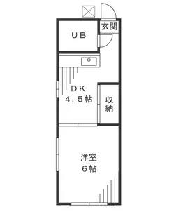 二子ハイツ【2階】の間取り