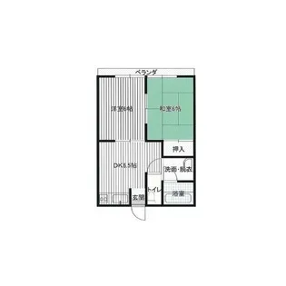 レジデンス欅【2階】の間取り