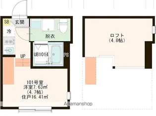 東京都練馬区関町北2【アパート】の間取り
