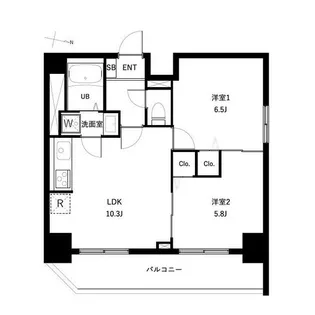東京都足立区扇3【マンション】の間取り