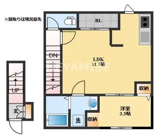 Prezia福田【2階】の間取り
