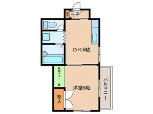 コーポ明日香【3階】の間取り