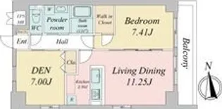 Live Flat上前津(旧GRANDUKE上前津)【12階】の間取り