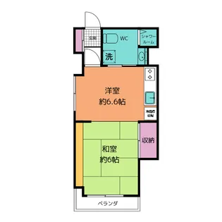 田口ビル【2階】の間取り