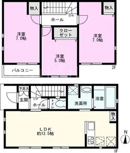 埼玉県さいたま市浦和区木崎1【一戸建】の間取り