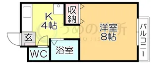 パナハイツ諏訪【1階】の間取り