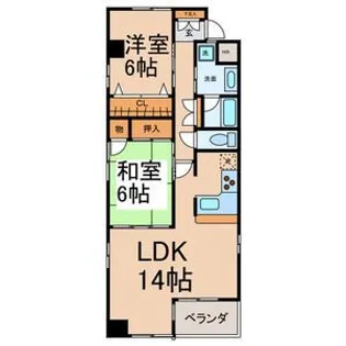 Sejour728【5階】の間取り