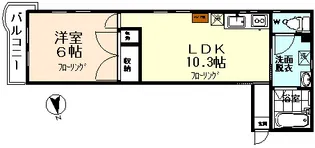 富山県富山市堀川町【マンション】の間取り