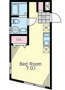 コンフリエ久が原【4階】の間取り