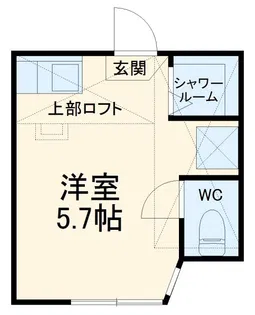 ユナイト中野島アルバトロス【2階】の間取り