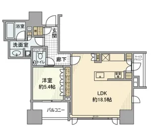 東京都千代田区内神田1【マンション】の間取り