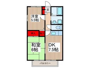 ア-バンハイツ谷塚の間取り