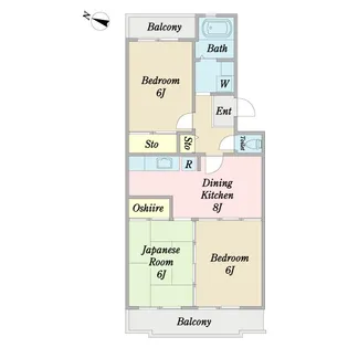グランドゥール初石【3階】の間取り