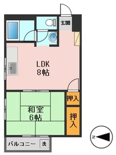 東京都江戸川区北小岩1【マンション】の間取り