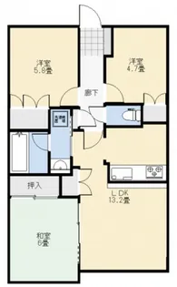 平野町パークホームズ【12階】の間取り