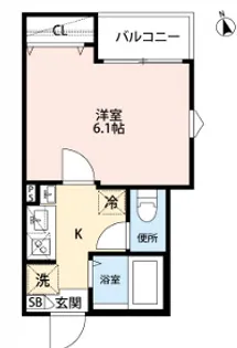 ログリア【1階】の間取り