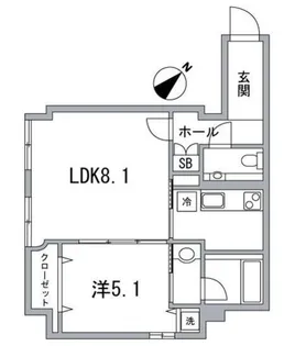 ロイヤル赤坂サルーン【4階】の間取り