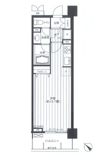 カナーリス月島【6階】の間取り