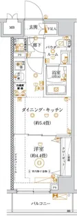 東京都江東区亀戸8【マンション】の間取り