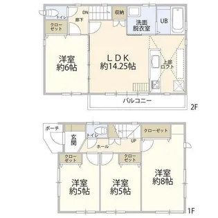 千葉県流山市南流山7【一戸建】の間取り