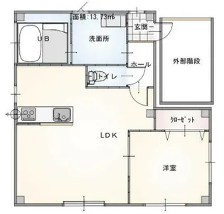 【ベルヴュ登戸】【4階】の間取り