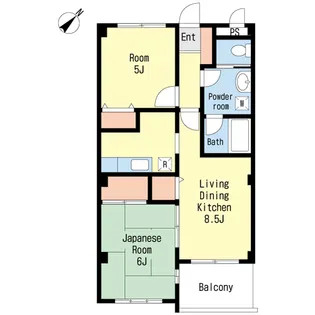 シャルマン・秋本【3階】の間取り