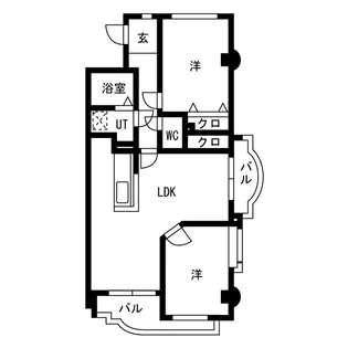 グランディール【2階】の間取り