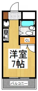 プロスパー久米川【4階】の間取り